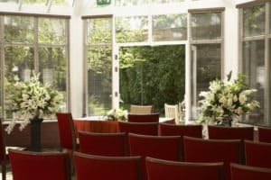 The Garden Room civil ceremony